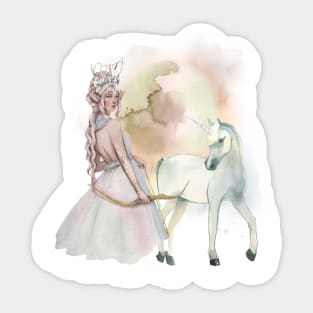 The Lady & The Unicorn Sticker